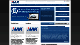 What Hak.hr website looked like in 2020 (3 years ago)
