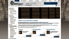 What Houtleeft.nl website looked like in 2020 (3 years ago)