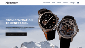 What Heritorwatches.co.uk website looked like in 2020 (3 years ago)