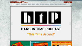 What Hanson.net website looked like in 2020 (3 years ago)