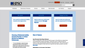 What Hpso.com website looked like in 2020 (3 years ago)