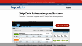 What Helpdeskpilot.com website looked like in 2020 (3 years ago)