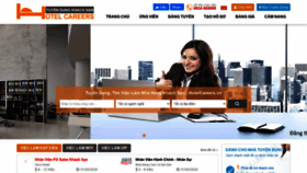 What Hotelcareers.vn website looked like in 2020 (3 years ago)