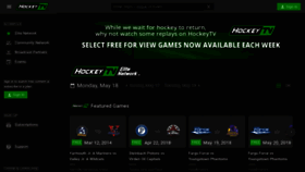 What Hockeytv.com website looked like in 2020 (3 years ago)