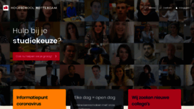 What Hogeschoolrotterdam.nl website looked like in 2020 (3 years ago)