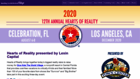 What Heartsofreality.com website looked like in 2020 (3 years ago)