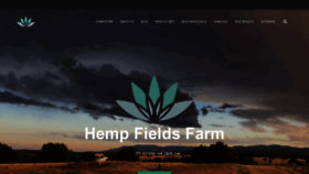 What Hempfieldsfarm.com website looked like in 2020 (3 years ago)