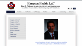 What Hamptonhealthltd.com website looked like in 2020 (3 years ago)