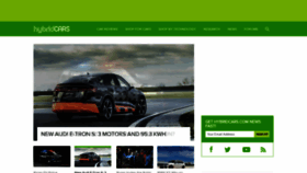 What Hybridcars.com website looked like in 2020 (3 years ago)
