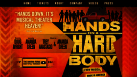 What Handsonahardbody.com website looked like in 2020 (3 years ago)