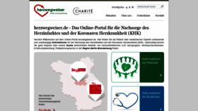 What Herzwegweiser.de website looked like in 2020 (6 years ago)