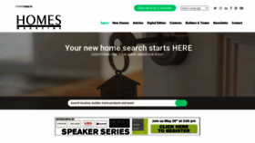 What Homesmag.com website looked like in 2020 (3 years ago)