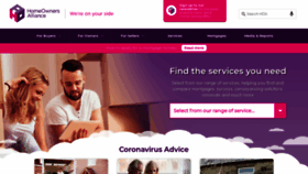 What Hoa.org.uk website looked like in 2020 (5 years ago)