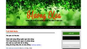What Huongxua.org website looked like in 2020 (3 years ago)