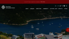 What Hkis.edu.hk website looked like in 2020 (3 years ago)
