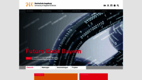 What Hs-augsburg.de website looked like in 2020 (5 years ago)
