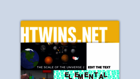 What Htwins.net website looked like in 2020 (3 years ago)