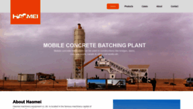 What Hmconcretebatchingplant.com website looked like in 2020 (3 years ago)