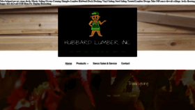 What Hubbardlumberinc.com website looked like in 2020 (3 years ago)