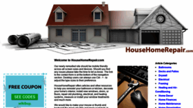 What Househomerepair.com website looked like in 2020 (3 years ago)