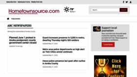 What Hometownsource.com website looked like in 2020 (3 years ago)