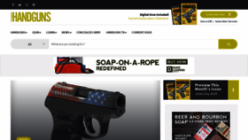 What Handgunsmag.com website looked like in 2020 (3 years ago)
