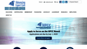 What Hpnf.advancingexpertcare.org website looked like in 2020 (3 years ago)