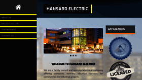 What Hansardelectric.com website looked like in 2020 (4 years ago)