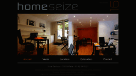 What Homeseize.fr website looked like in 2020 (3 years ago)
