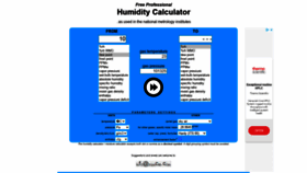 What Humcal.com website looked like in 2020 (3 years ago)