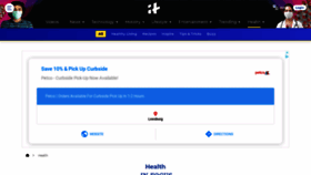 What Healthmeup.com website looked like in 2020 (3 years ago)