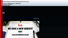What Haroldshotel.com.ph website looked like in 2020 (3 years ago)