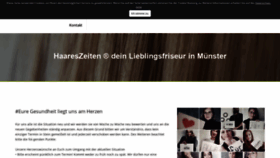 What Haareszeiten-haarlounge.de website looked like in 2020 (3 years ago)