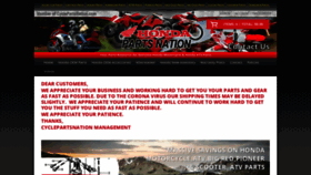 What Hondapartsnation.com website looked like in 2020 (3 years ago)