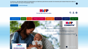 What Hipp.de website looked like in 2020 (3 years ago)