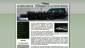 What Hasselbrink-zimmerei.de website looked like in 2020 (3 years ago)