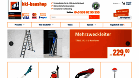 What Hkl-baushop.de website looked like in 2020 (4 years ago)