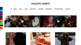 What Holistichabits.com website looked like in 2020 (3 years ago)