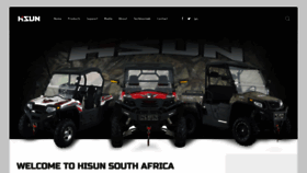 What Hisun.co.za website looked like in 2020 (3 years ago)