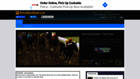 What Horseracegame.com website looked like in 2020 (3 years ago)