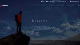 What Hotetec.com website looked like in 2020 (3 years ago)