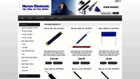 What High-voltage-resistors.net website looked like in 2020 (3 years ago)