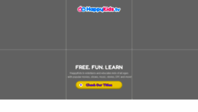 What Happykids.tv website looked like in 2020 (3 years ago)