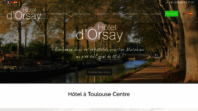 What Hotel-dorsay.com website looked like in 2020 (3 years ago)