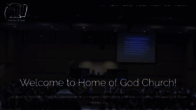What Homeofgodchurch.org website looked like in 2020 (3 years ago)