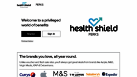 What Healthshield.xexec.com website looked like in 2020 (3 years ago)