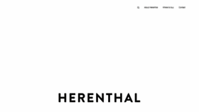 What Herenthal.com website looked like in 2020 (3 years ago)