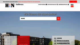 What Heilbronn.de website looked like in 2020 (3 years ago)