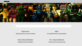 What Help.roblox.com website looked like in 2020 (3 years ago)
