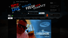 What Hotcountrylive.com website looked like in 2020 (3 years ago)